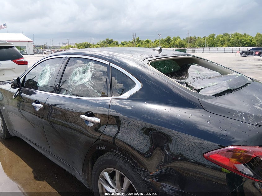 2019 Infiniti Q70 VIN JN1BY1AP6KM505445 IAAI salvage auction — VANDALISM, Salvage (Louisiana), sold $1,900 on 2026-07-27 (photo 6)