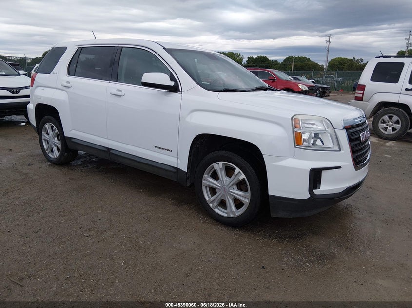 2017 Gmc Terrain VIN 2GKALMEK8H6343188 IAAI salvage auction — HAIL, Wait Title, sold $2,300 on 2026-08-28 (photo 1)