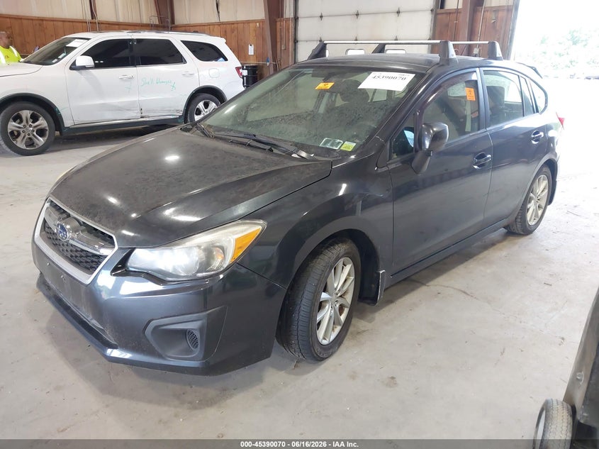 2013 Subaru Impreza VIN JF1GPAC64DH811572 IAAI salvage auction — BIO HAZARD, Clear (New York), sold $400 on 2026-07-08 (photo 2)