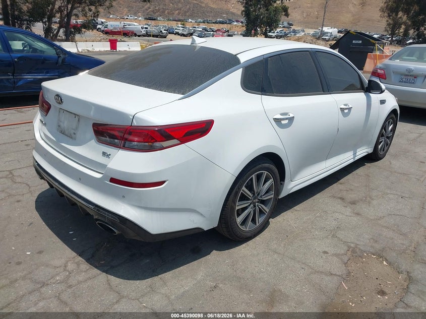 2019 Kia Optima VIN 5XXGU4L13KG304116 IAAI salvage auction — NORMAL WEAR, Clear - Dealer Only (California), sold $3,150 on 2026-07-21 (photo 4)