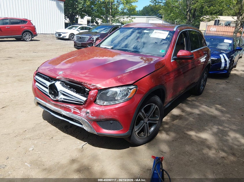 2017 Mercedes-benz Glc VIN WDC0G4JBXHF113475 IAAI salvage auction — FRONT END, Salvage (Virginia), sold $5,000 on 2026-07-16 (photo 2)