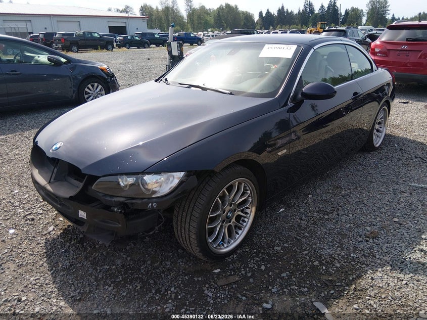 2007 BMW 3 series VIN WBAWR33557PX79743 IAAI salvage auction — RIGHT FRONT, Bill Of Sale (Washington), sold $1,250 on 2026-07-11 (photo 2)