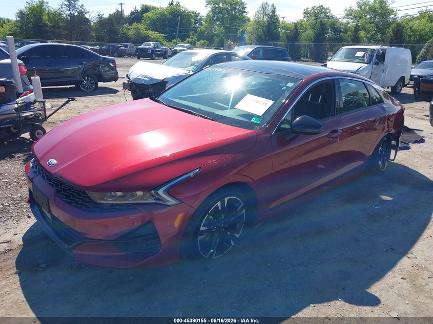2021 Kia K5 VIN 5XXG64J25MG082493 IAAI salvage auction — LEFT & RIGHT, Salvage (Virginia), sold $5,800 on 2026-07-21 (photo 2)