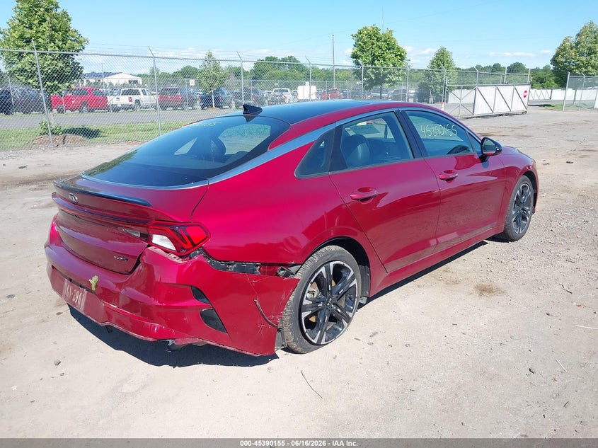 2021 Kia K5 VIN 5XXG64J25MG082493 IAAI salvage auction — LEFT & RIGHT, Salvage (Virginia), sold $5,800 on 2026-07-21 (photo 4)
