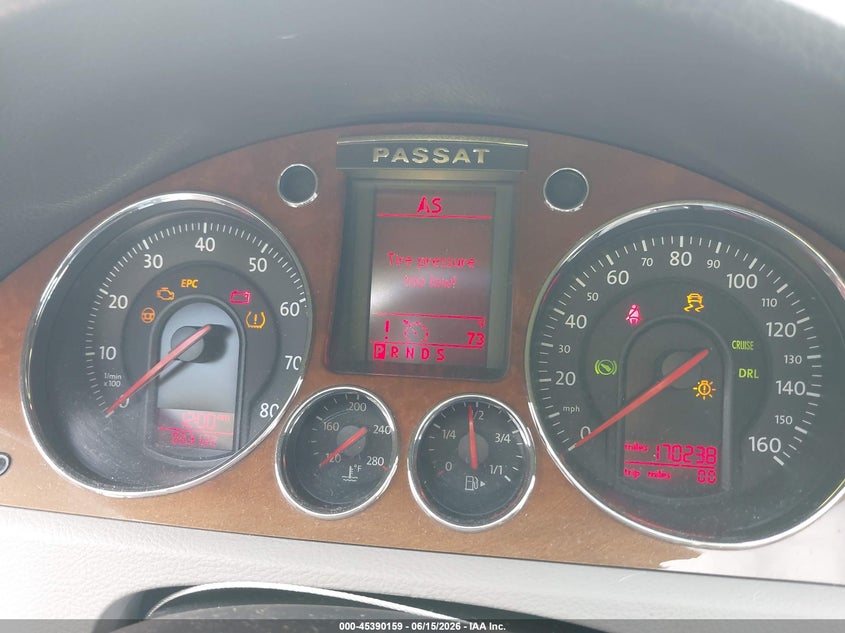 2007 Volkswagen Passat VIN WVWVU73C97E001315 IAAI salvage auction — NORMAL WEAR, Clear (Indiana), sold $450 on 2026-07-22 (photo 7)