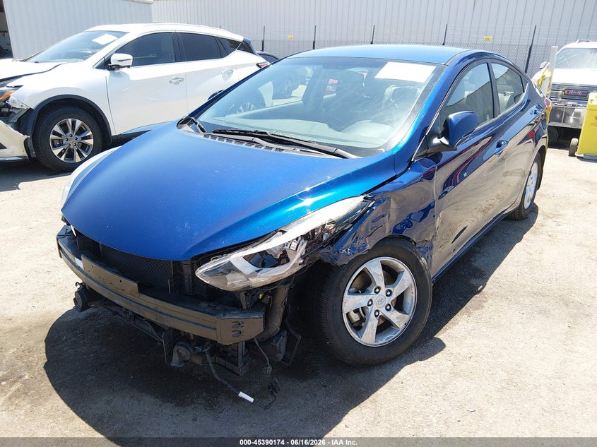 2015 Hyundai Elantra VIN 5NPDH4AE1FH612814 IAAI salvage auction — LEFT FRONT, Salvage Title, sold $1,350 on 2026-07-28 (photo 6)
