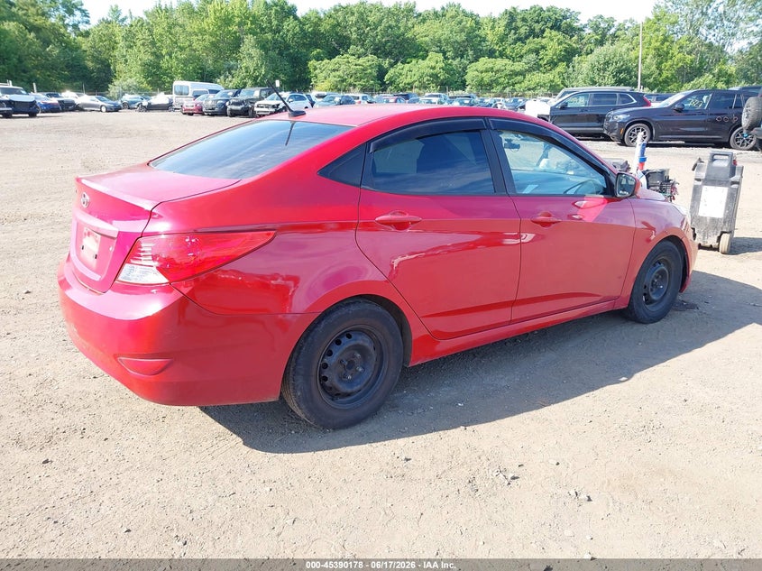 2012 Hyundai Accent VIN KMHCT4AE5CU127051 IAAI salvage auction — NORMAL WEAR, Clear (New Jersey), sold $425 on 2026-07-29 (photo 4)