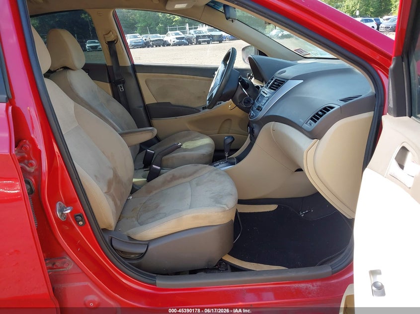2012 Hyundai Accent VIN KMHCT4AE5CU127051 IAAI salvage auction — NORMAL WEAR, Clear (New Jersey), sold $425 on 2026-07-29 (photo 5)