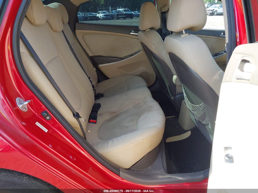 2012 Hyundai Accent VIN KMHCT4AE5CU127051 IAAI salvage auction — NORMAL WEAR, Clear (New Jersey), sold $425 on 2026-07-29 (photo 8)