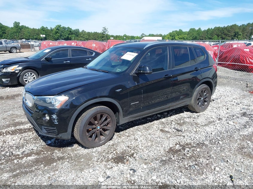 2017 BMW X3 VIN 5UXWZ7C34H0X40367 IAAI salvage auction — MECHANICAL, Clear (Georgia), sold $1,400 on 2026-07-24 (photo 2)