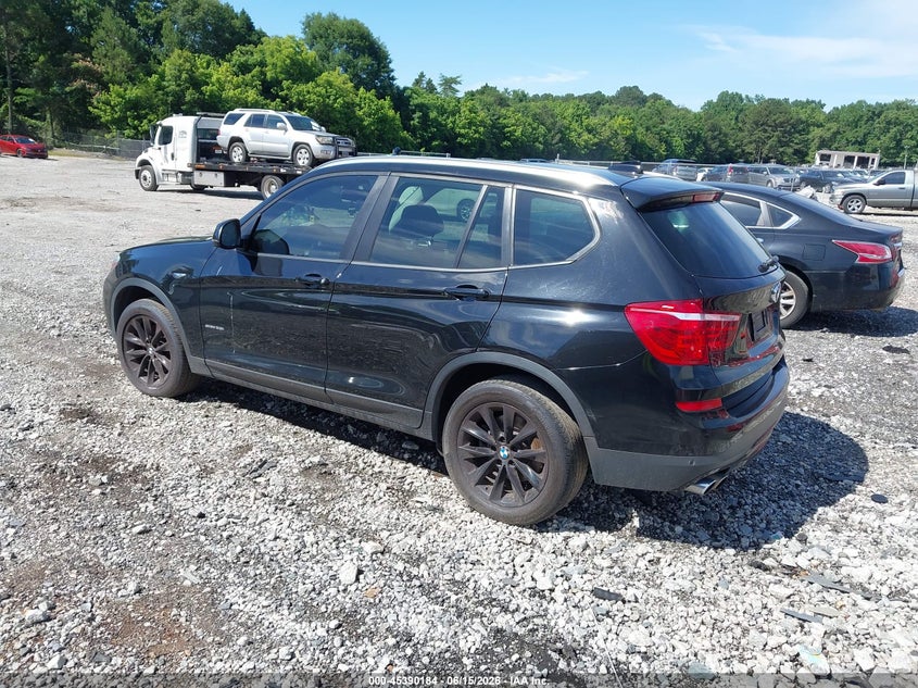 2017 BMW X3 VIN 5UXWZ7C34H0X40367 IAAI salvage auction — MECHANICAL, Clear (Georgia), sold $1,400 on 2026-07-24 (photo 3)
