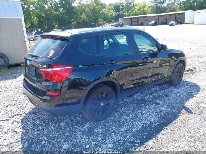 2017 BMW X3 VIN 5UXWZ7C34H0X40367 IAAI salvage auction — MECHANICAL, Clear (Georgia), sold $1,400 on 2026-07-24 (photo 4)