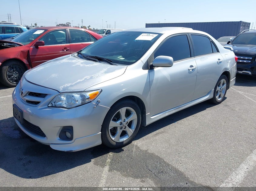 2012 Toyota Corolla VIN 5YFBU4EE0CP043840 IAAI salvage auction — NORMAL WEAR, Salvage (California), sold $1,850 on 2026-07-09 (photo 2)