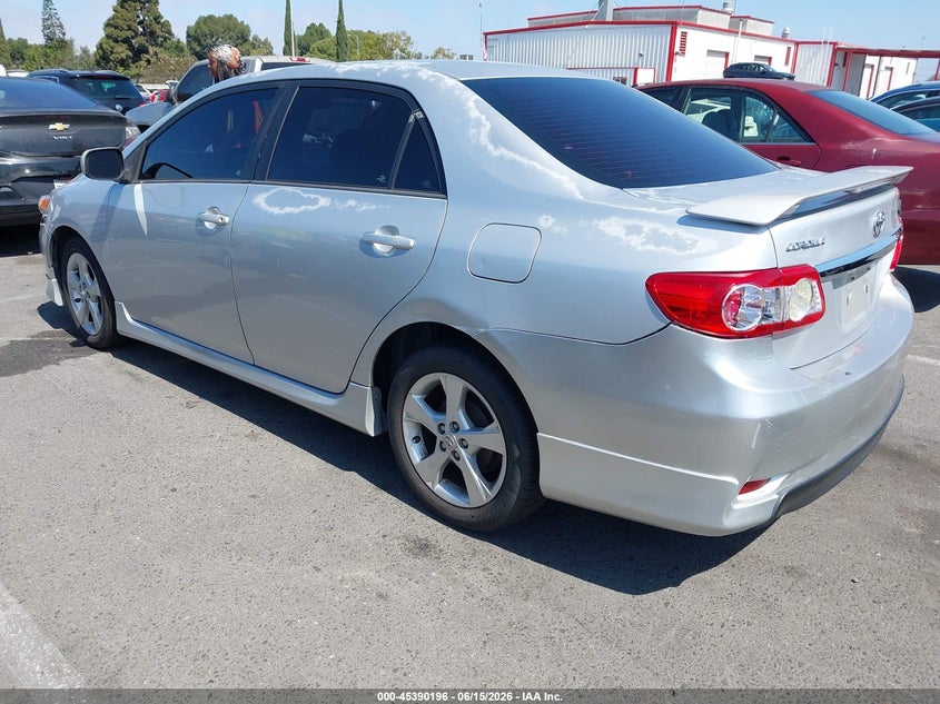 2012 Toyota Corolla VIN 5YFBU4EE0CP043840 IAAI salvage auction — NORMAL WEAR, Salvage (California), sold $1,850 on 2026-07-09 (photo 3)