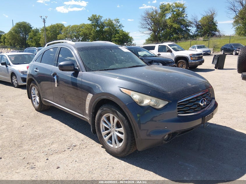2009 Infiniti Fx35 VIN JNRAS18W39M154270 IAAI salvage auction — NORMAL WEAR, Certificate Of Title (Nebraska), sold $575 on 2026-07-30 (photo 1)