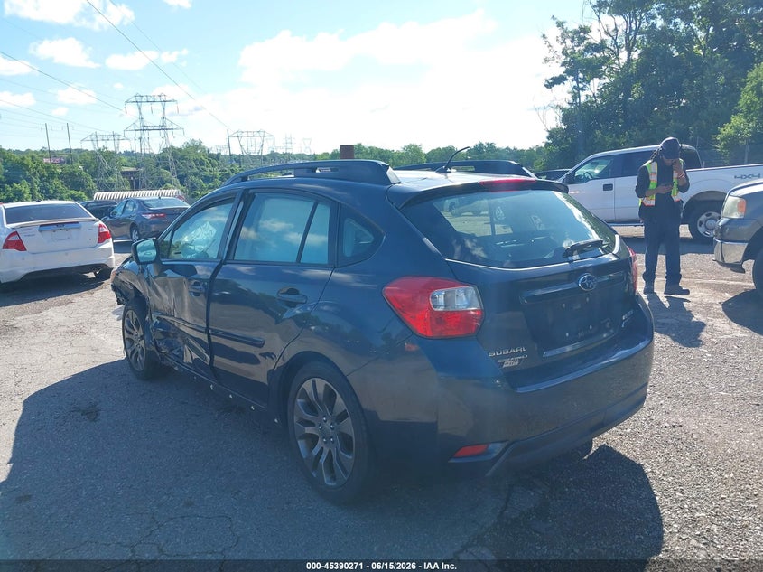 2014 Subaru Impreza VIN JF1GPAL61E8307899 IAAI salvage auction — NORMAL WEAR, Clear (Pennsylvania), sold $600 on 2026-07-24 (photo 3)