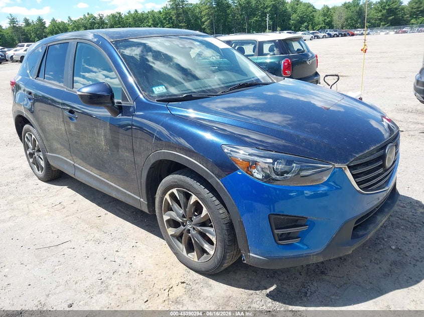 2016 Mazda Cx-5 VIN JM3KE4DY5G0696437 IAAI salvage auction — NORMAL WEAR, Clear (Massachusetts), sold $2,825 on 2026-07-17 (photo 1)