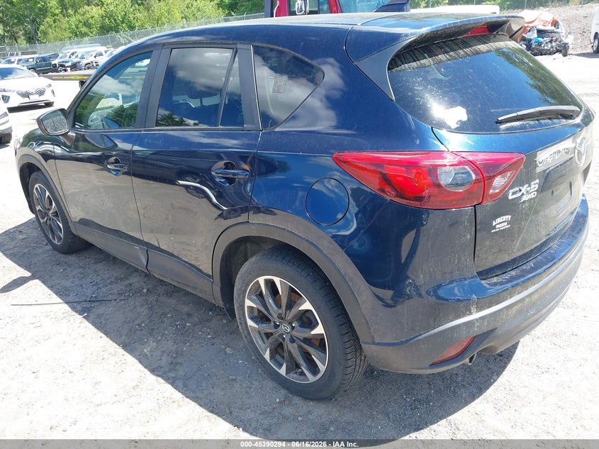 2016 Mazda Cx-5 VIN JM3KE4DY5G0696437 IAAI salvage auction — NORMAL WEAR, Clear (Massachusetts), sold $2,825 on 2026-07-17 (photo 3)