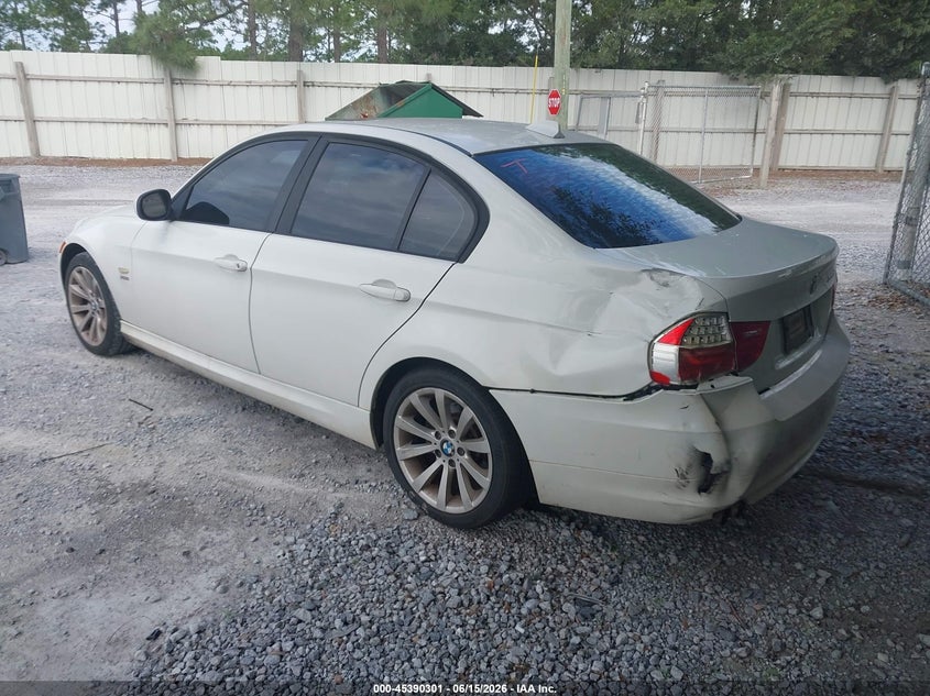 2011 BMW 3 series VIN WBAPK5C54BF125769 IAAI salvage auction — LEFT REAR, Clear (Florida), sold $300 on 2026-07-16 (photo 3)