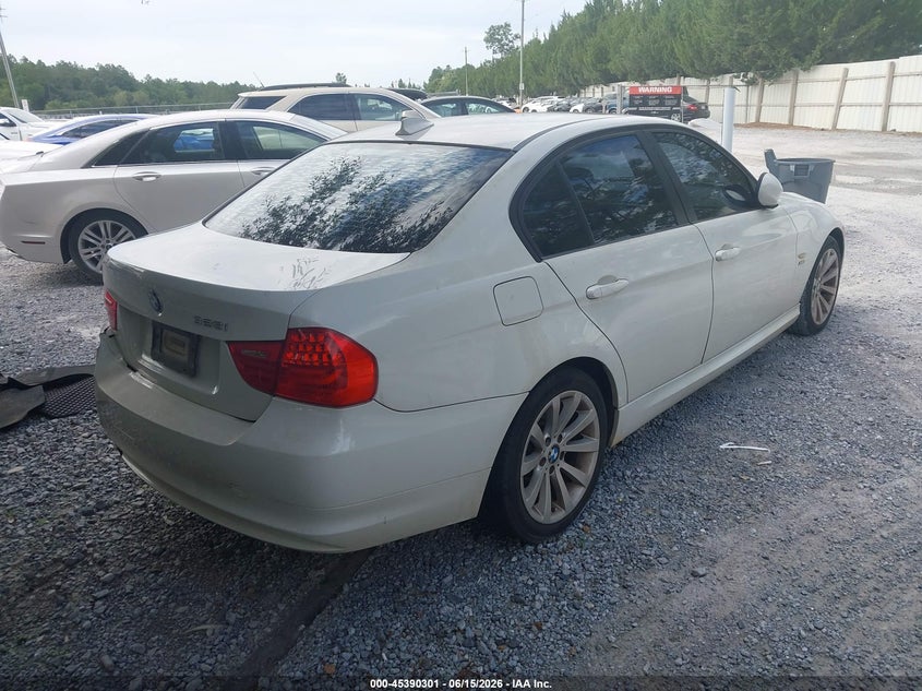 2011 BMW 3 series VIN WBAPK5C54BF125769 IAAI salvage auction — LEFT REAR, Clear (Florida), sold $300 on 2026-07-16 (photo 4)