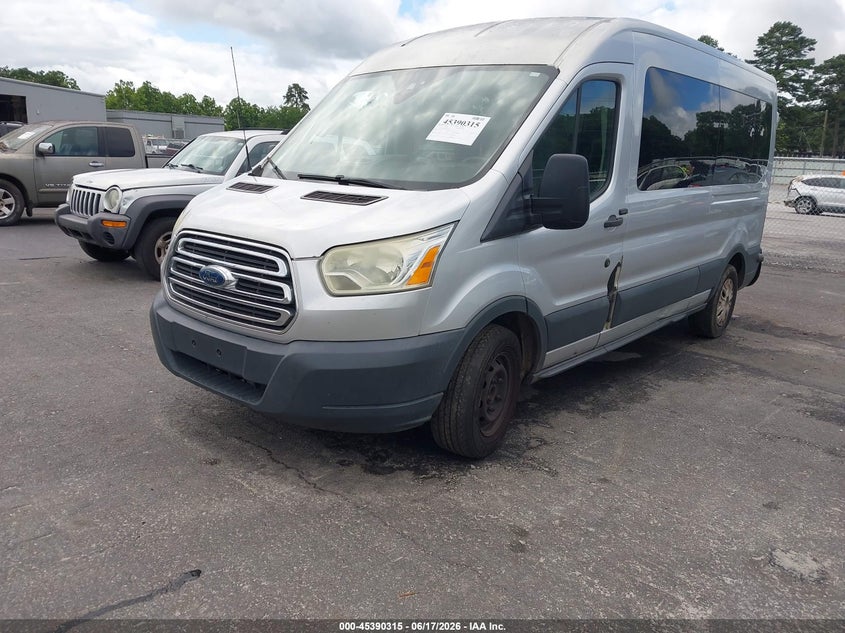 2016 Ford Transit-350 VIN 1FBAX2CM8GKA25984 IAAI salvage auction — LEFT SIDE, Clear (Georgia), sold $1,475 on 2026-07-08 (photo 2)