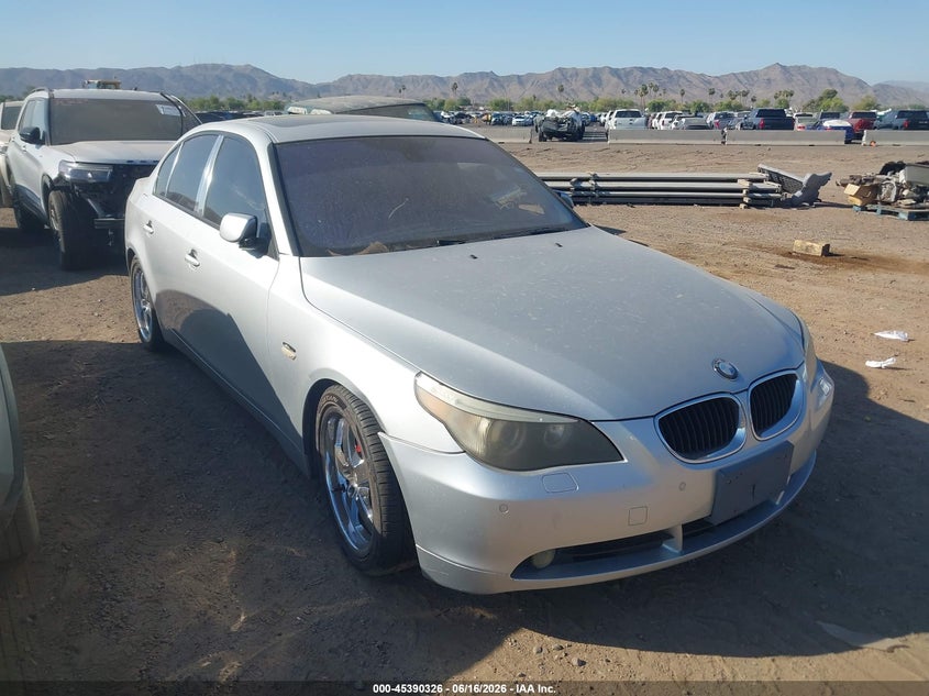 2004 BMW 5 series VIN WBANA73534B812998 IAAI salvage auction — NORMAL WEAR, Clear-Dealer Only (Arizona), sold $475 on 2026-07-21 (photo 1)