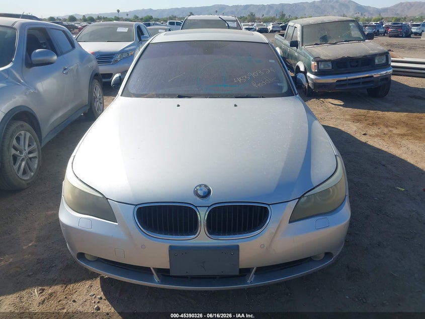 2004 BMW 5 series VIN WBANA73534B812998 IAAI salvage auction — NORMAL WEAR, Clear-Dealer Only (Arizona), sold $475 on 2026-07-21 (photo 6)