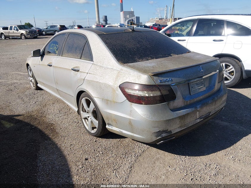 2012 Mercedes-benz E-klasse VIN WDDHF5KB9CA637440 IAAI salvage auction — NORMAL WEAR, Clear (Indiana), sold $1,400 on 2026-07-08 (photo 3)