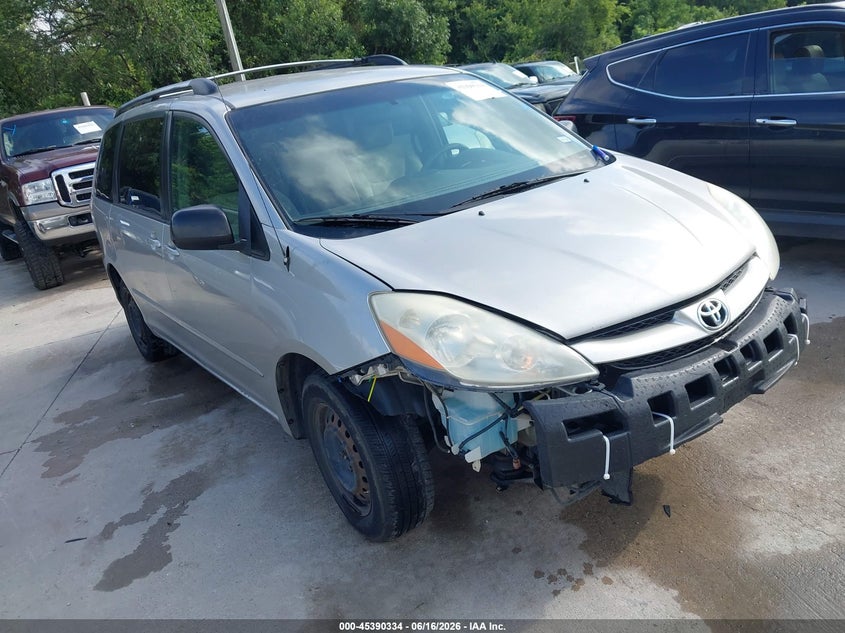 2008 Toyota Sienna VIN 5TDZK23C28S213141 IAAI salvage auction — NORMAL WEAR, Original (Texas), sold $1,025 on 2026-07-13 (photo 1)
