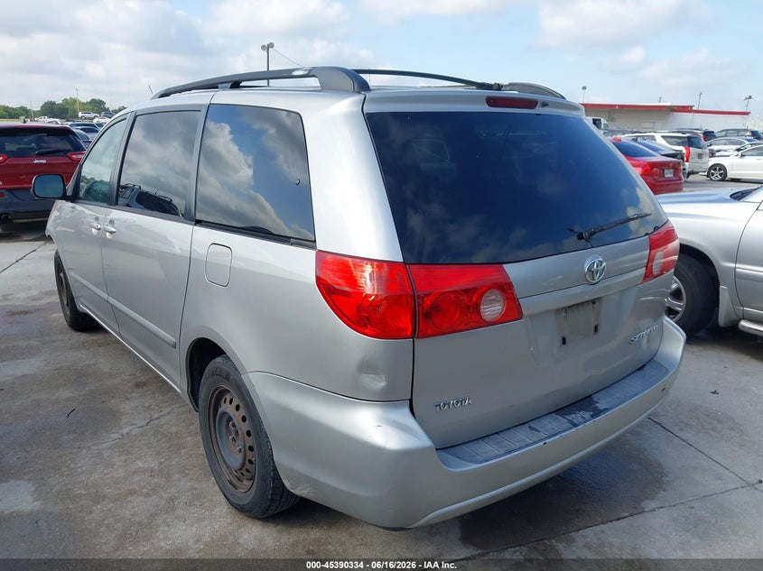 2008 Toyota Sienna VIN 5TDZK23C28S213141 IAAI salvage auction — NORMAL WEAR, Original (Texas), sold $1,025 on 2026-07-13 (photo 3)
