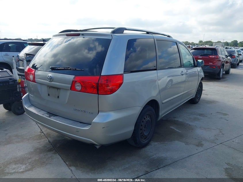 2008 Toyota Sienna VIN 5TDZK23C28S213141 IAAI salvage auction — NORMAL WEAR, Original (Texas), sold $1,025 on 2026-07-13 (photo 4)