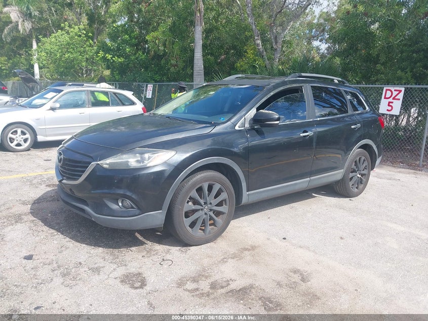 2015 Mazda Cx-9 VIN JM3TB2DA2F0459990 IAAI salvage auction — NORMAL WEAR, Clear (Florida), sold $1,200 on 2026-07-13 (photo 2)