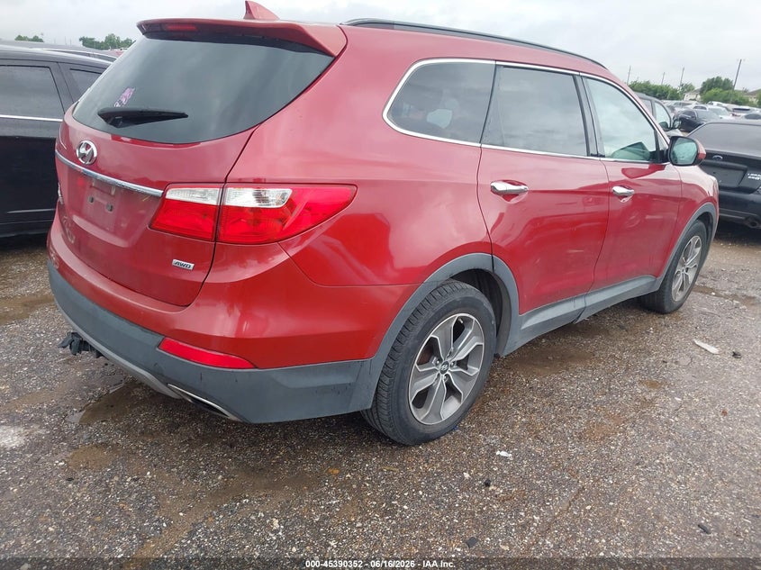 2015 Hyundai Santa fe VIN KM8SMDHF3FU094417 IAAI salvage auction — NORMAL WEAR, Original (Texas), sold $1,450 on 2026-07-15 (photo 4)