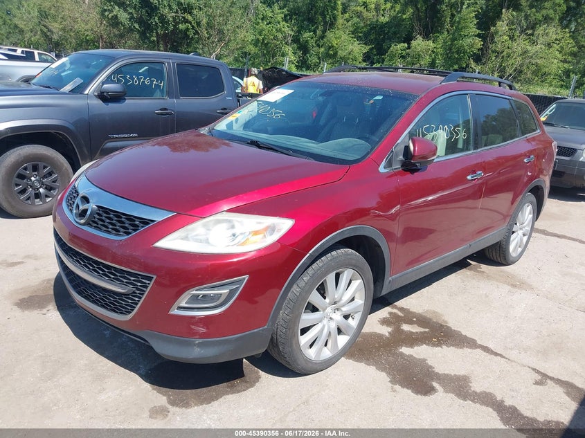 2010 Mazda Cx-9 VIN JM3TB3MA6A0207545 IAAI salvage auction — HAIL, Salvage (Kansas), sold $500 on 2026-07-15 (photo 2)