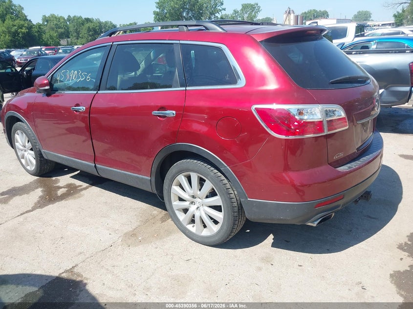 2010 Mazda Cx-9 VIN JM3TB3MA6A0207545 IAAI salvage auction — HAIL, Salvage (Kansas), sold $500 on 2026-07-15 (photo 3)