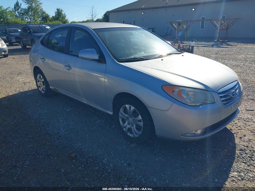 2010 Hyundai Elantra VIN KMHDU4AD2AU143066 IAAI salvage auction — NORMAL WEAR, Original (Ohio), sold $25 on 2026-07-15 (photo 1)
