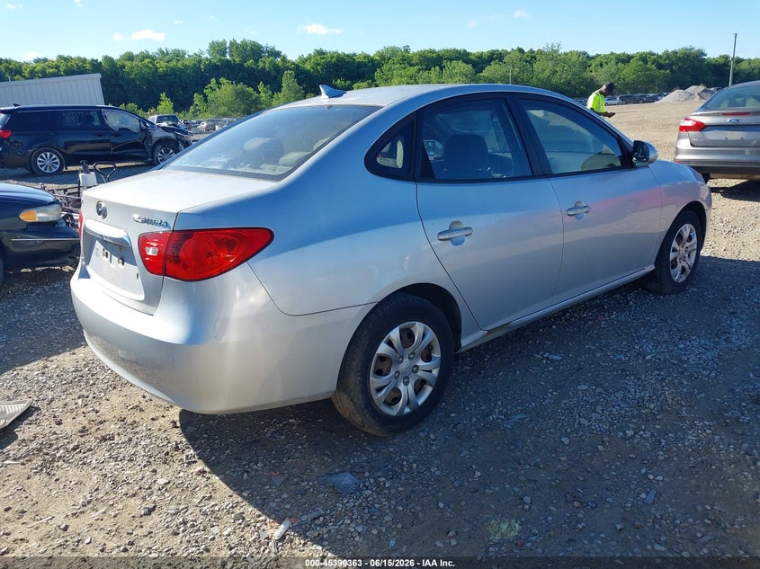 2010 Hyundai Elantra VIN KMHDU4AD2AU143066 IAAI salvage auction — NORMAL WEAR, Original (Ohio), sold $25 on 2026-07-15 (photo 4)
