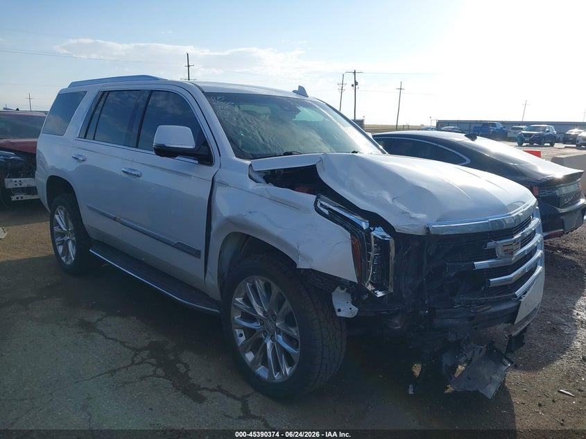 2019 Cadillac Escalade VIN 1GYS3BKJ4KR321159 IAAI salvage auction — RIGHT FRONT, Original (Texas), sold $8,650 on 2026-09-23 (photo 1)