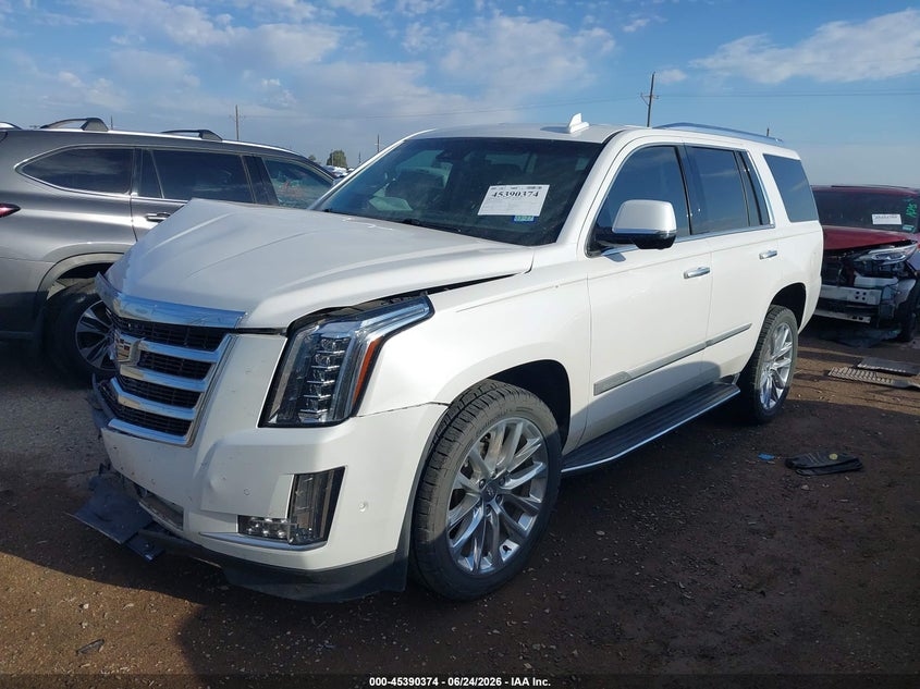 2019 Cadillac Escalade VIN 1GYS3BKJ4KR321159 IAAI salvage auction — RIGHT FRONT, Original (Texas), sold $8,650 on 2026-09-23 (photo 2)