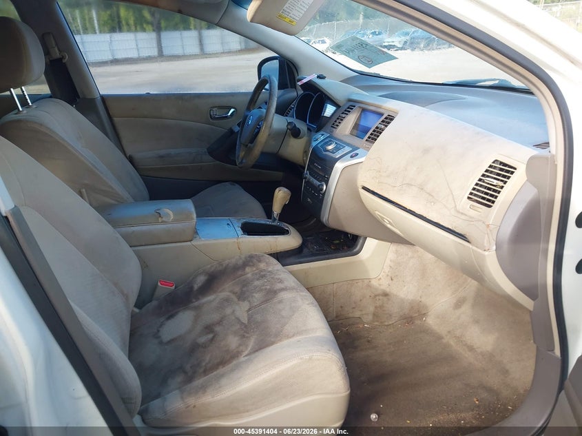 2010 Nissan Murano VIN JN8AZ1MW6AW107538 IAAI salvage auction — FRONT END, Clear (Florida), sold $225 on 2026-07-22 (photo 5)