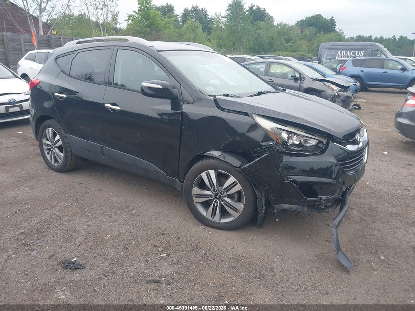 2015 Hyundai Tucson VIN KM8JUCAGXFU118026 IAAI salvage auction — RIGHT FRONT, Salvage Title, sold $725 on 2026-07-24 (photo 1)