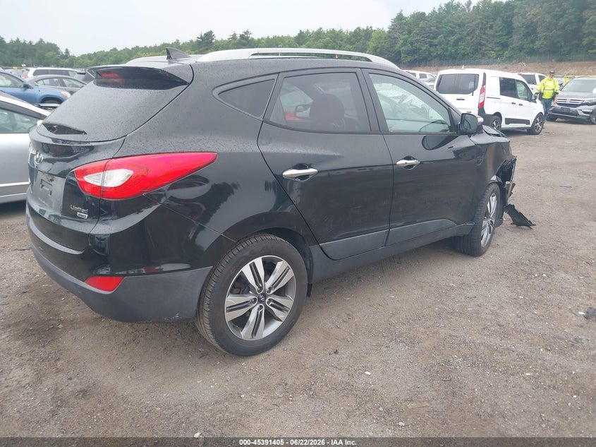 2015 Hyundai Tucson VIN KM8JUCAGXFU118026 IAAI salvage auction — RIGHT FRONT, Salvage Title, sold $725 on 2026-07-24 (photo 4)