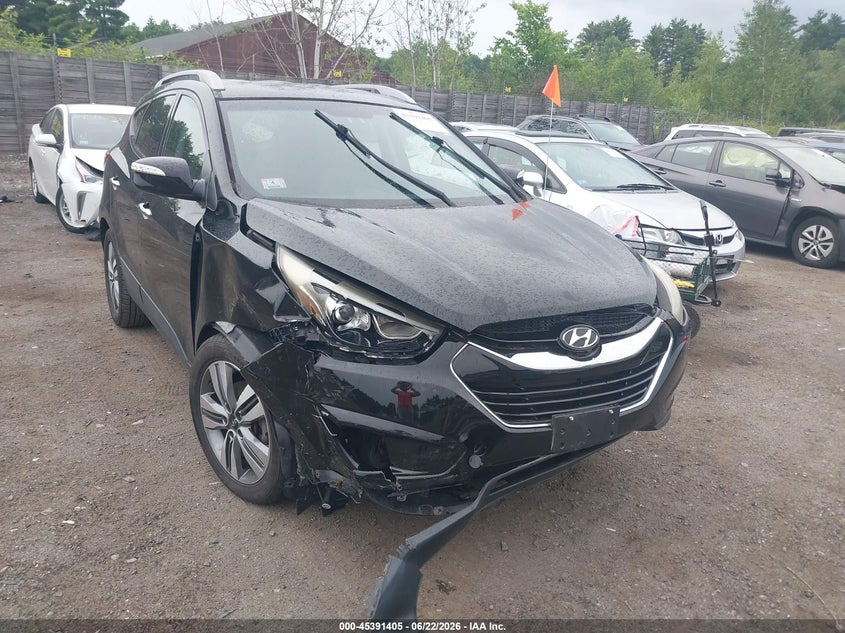 2015 Hyundai Tucson VIN KM8JUCAGXFU118026 IAAI salvage auction — RIGHT FRONT, Salvage Title, sold $725 on 2026-07-24 (photo 6)