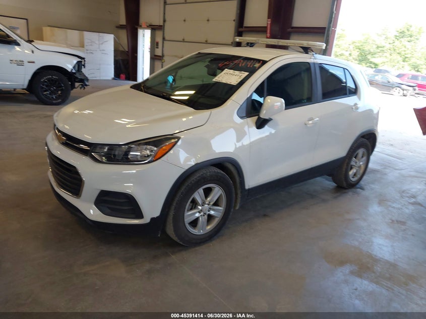 2020 Chevrolet Trax VIN KL7CJKSB7LB322127 IAAI salvage auction — RIGHT REAR, Original (Kentucky), sold $4,650 on 2026-07-13 (photo 2)