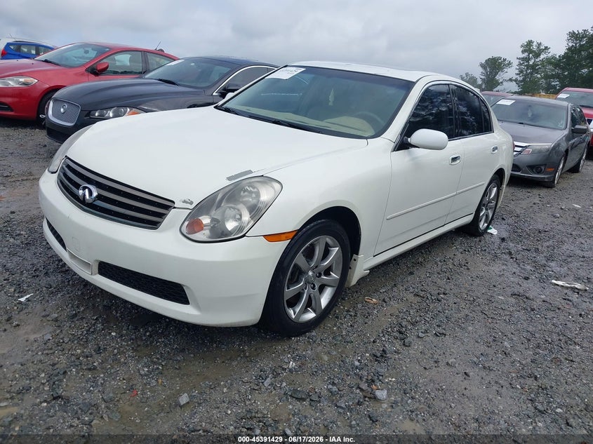 2006 Infiniti G35 VIN JNKCV51F16M600346 IAAI salvage auction — SIDE, Repossession Paperwork (Georgia), sold $1,050 on 2026-07-07 (photo 2)