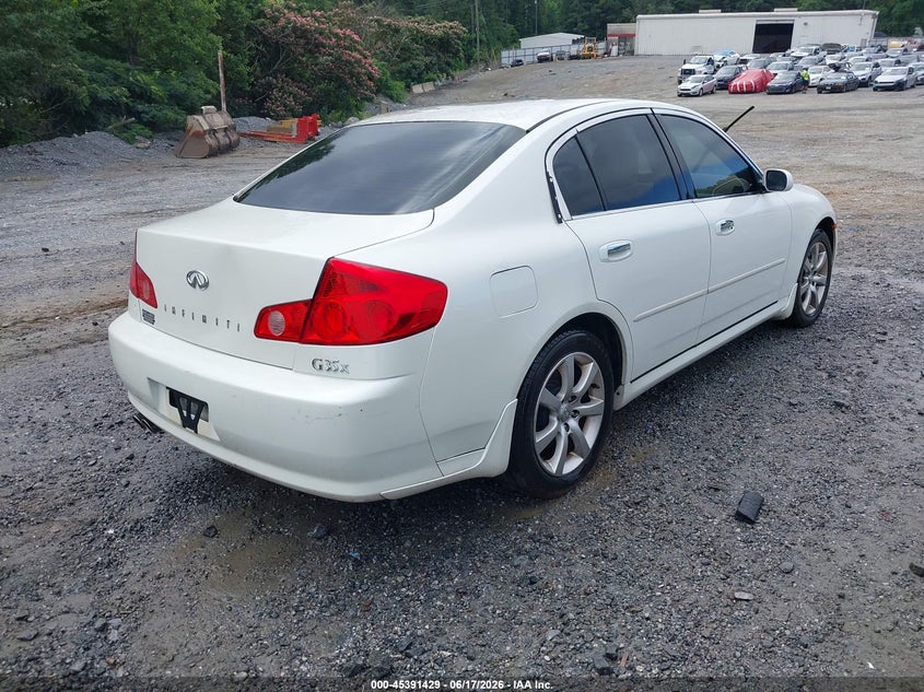 2006 Infiniti G35 VIN JNKCV51F16M600346 IAAI salvage auction — SIDE, Repossession Paperwork (Georgia), sold $1,050 on 2026-07-07 (photo 4)