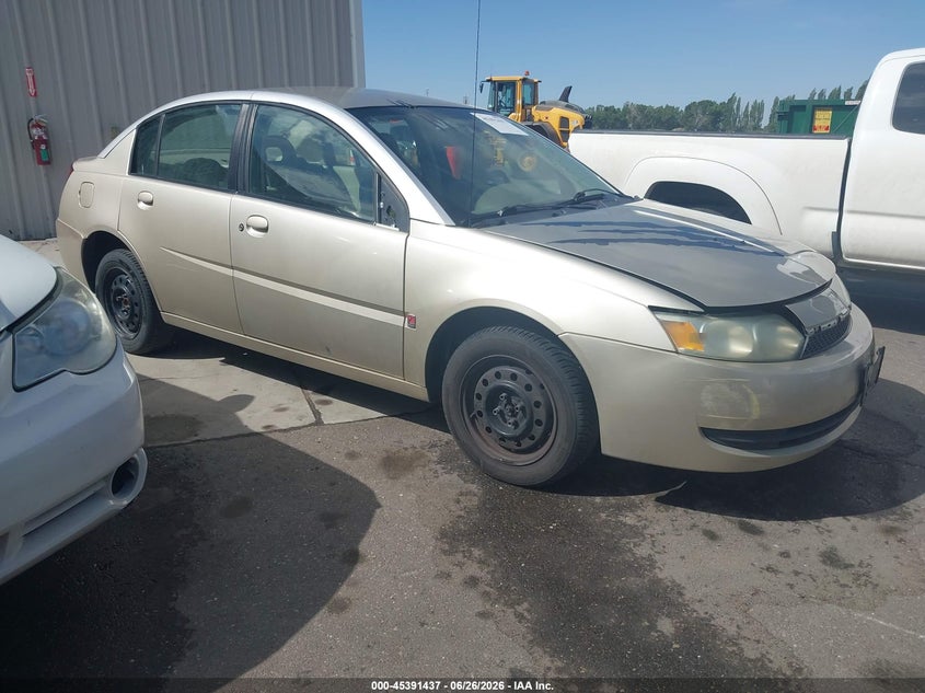 2003 Saturn Ion VIN 1G8AJ52F93Z100186 IAAI salvage auction — NORMAL WEAR, Clear (Utah), sold $275 on 2026-07-09 (photo 1)