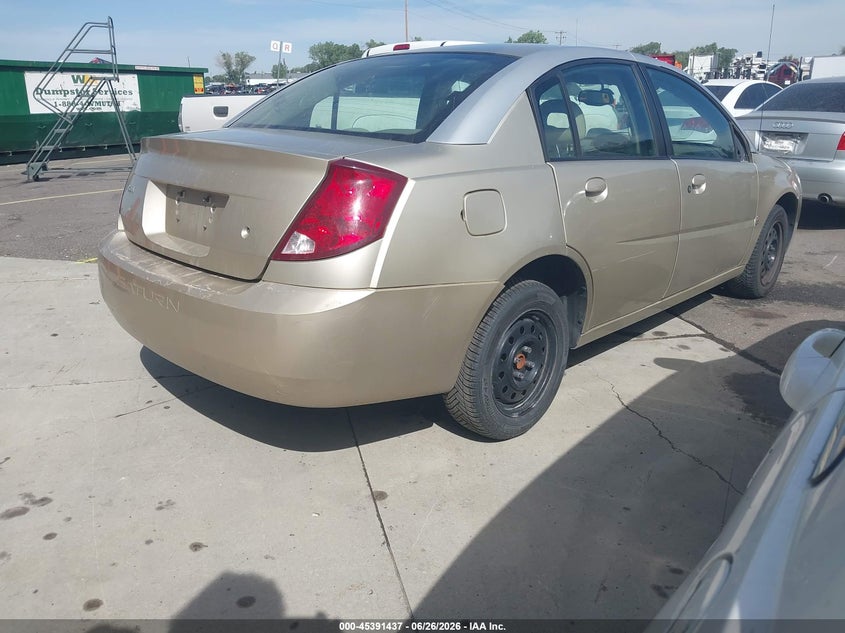 2003 Saturn Ion VIN 1G8AJ52F93Z100186 IAAI salvage auction — NORMAL WEAR, Clear (Utah), sold $275 on 2026-07-09 (photo 4)
