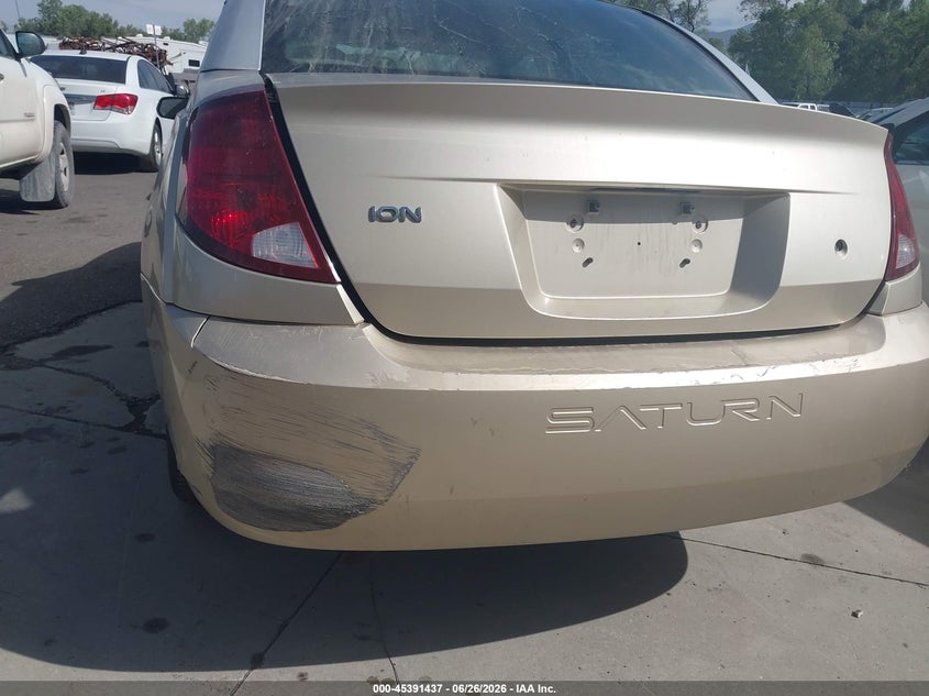 2003 Saturn Ion VIN 1G8AJ52F93Z100186 IAAI salvage auction — NORMAL WEAR, Clear (Utah), sold $275 on 2026-07-09 (photo 6)
