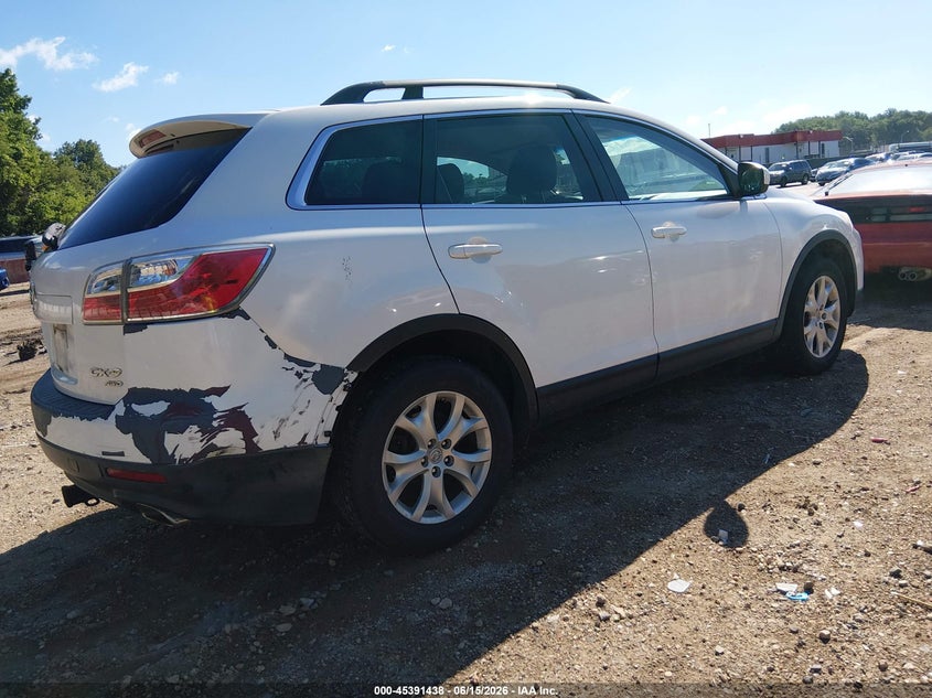 2012 Mazda Cx-9 VIN JM3TB3CA9C0340482 IAAI salvage auction — NORMAL WEAR, Clear (Maryland), sold $350 on 2026-07-09 (photo 4)